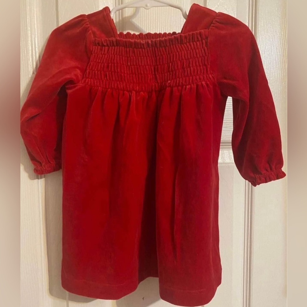 Hanna Andersson Smocked Dress In Softest Velour